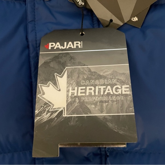 Pajar Sleeveless Puffer Vest Jacket Blue XL - Picture 6 of 10